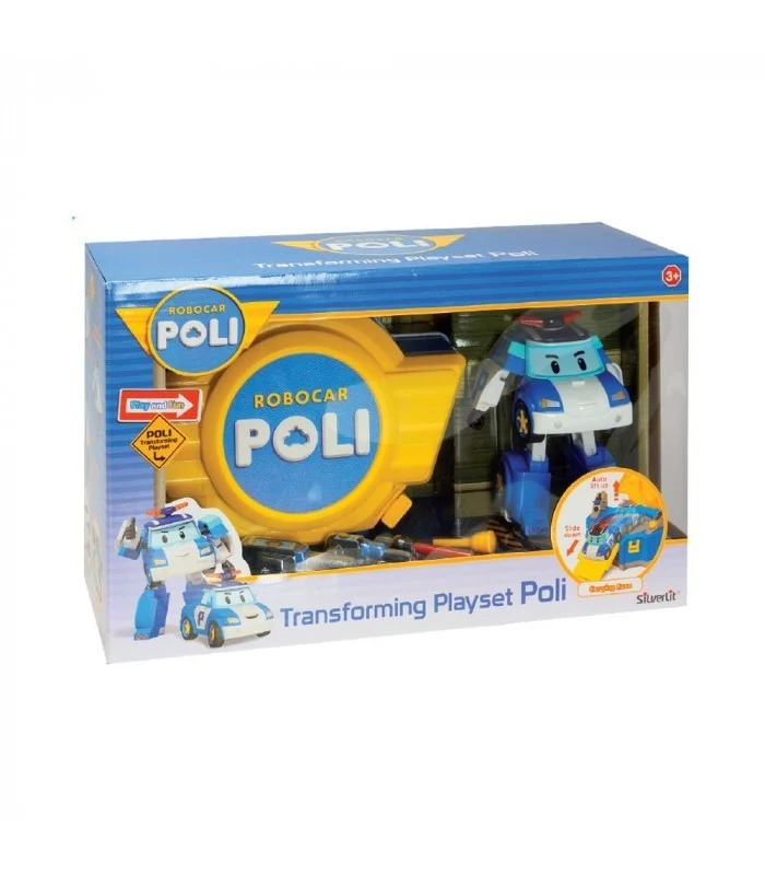 Robocar Poli Personaggio Trasformabile Poli Con Valigetta
