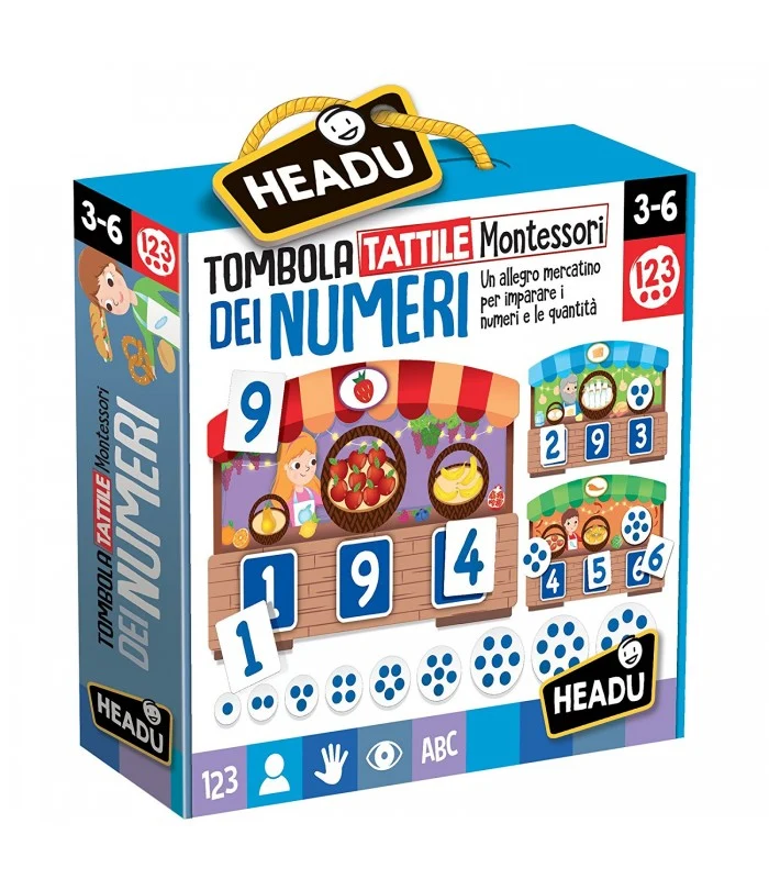 Tombola Tattile Montessori Dei Numeri