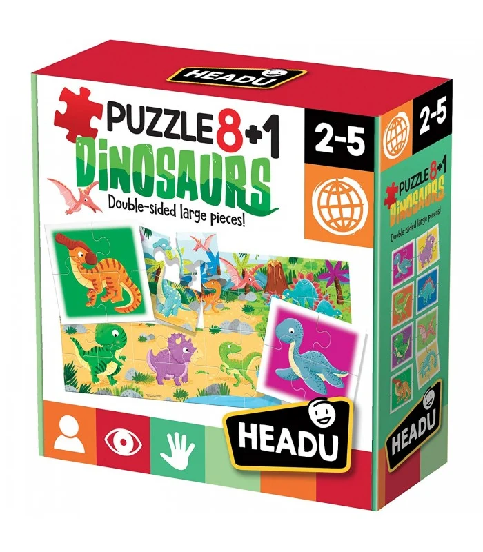 Dinosauri In 8 Puzzle C/Grandi Pz.