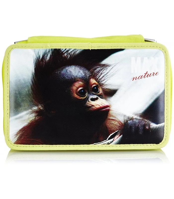 Seven Astuccio 3 Zip Max Nature Scimmia
