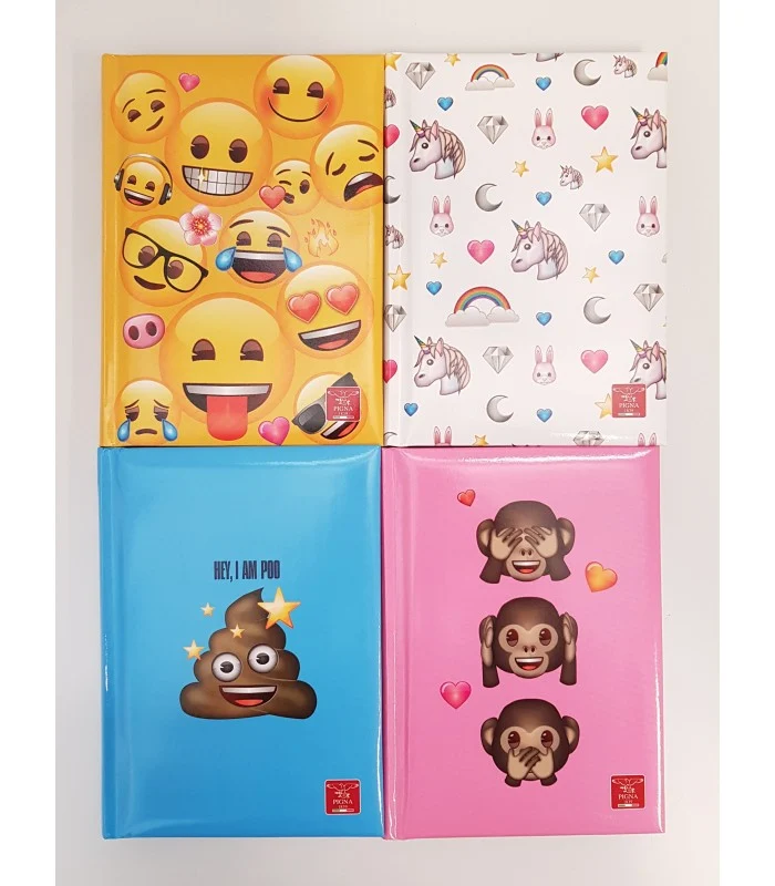 Diario Pocket 12 Mesi Emoji 4 Modelli