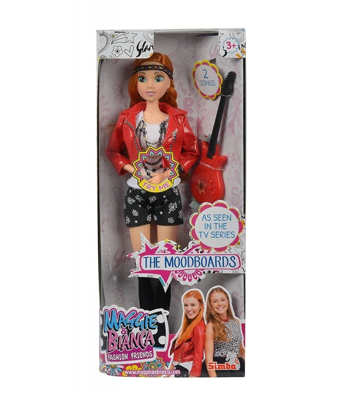 Maggie E Bianca - Bambola Con Chitarra - Maggie