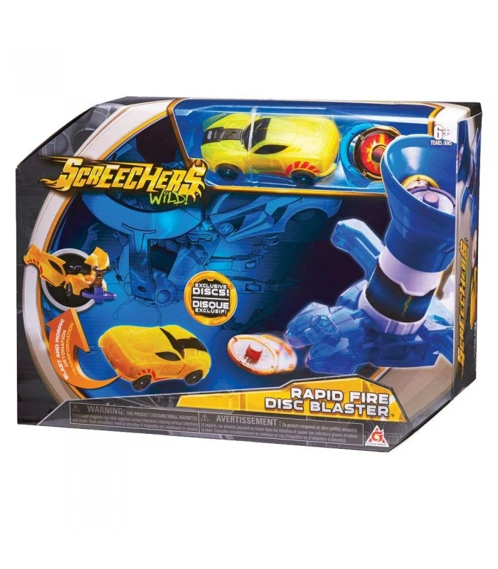 Screechers Wild Lanciatore Rapid Fire Disc Blaster