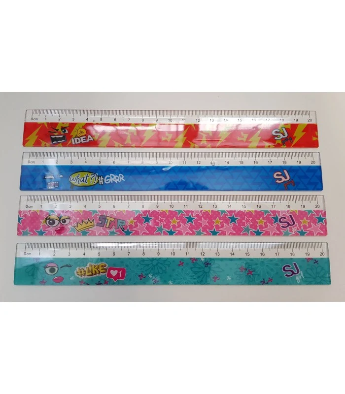 Righello Sj Gang Stationery 4 Modelli