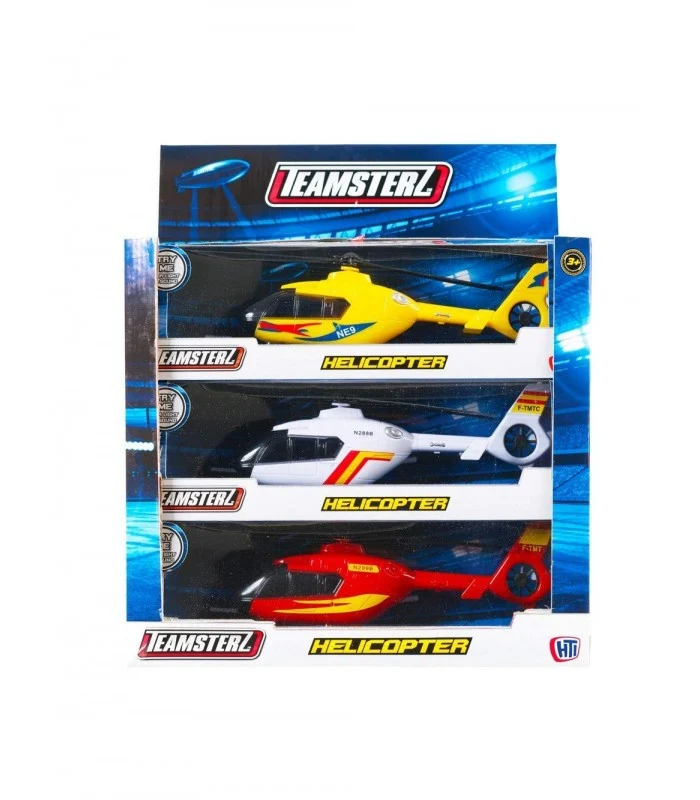 Teamsterz Elicottero Da Soccorso Die-Cast 3 Colori