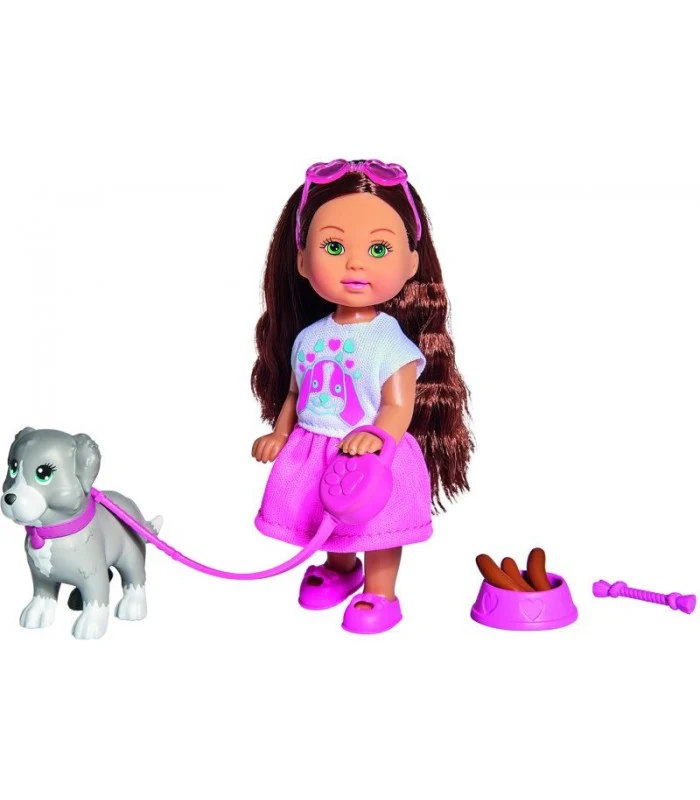 Evi Love Holiday Friend Con Cagnolino E Kit Salsiccia