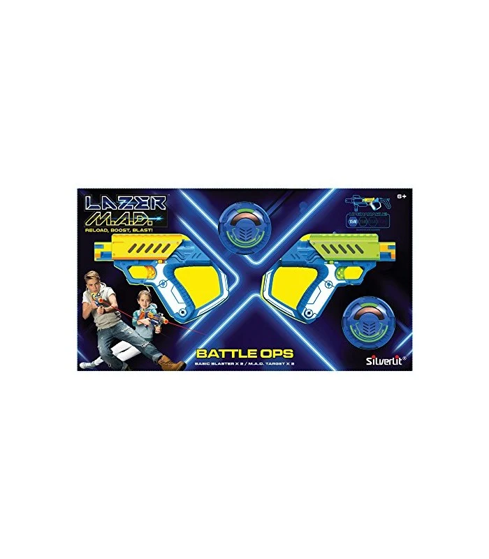 Lazer Mad Set 2 Pistole Battaglia