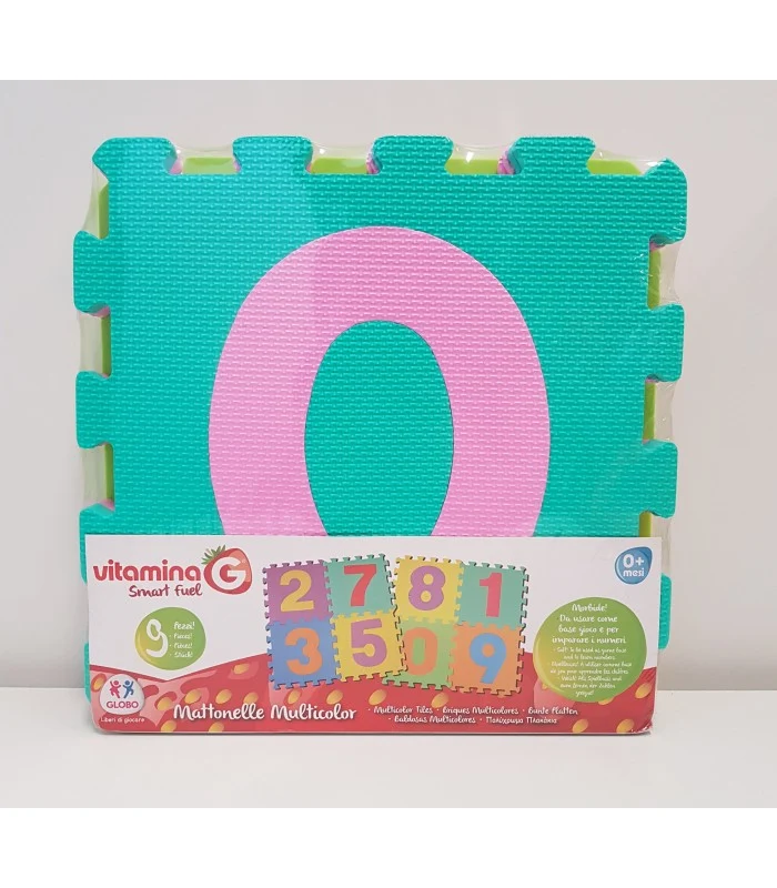 Tavolette Puzzle Numeri 9 Pezzi 1-2-3-4-5-6-7-8-9