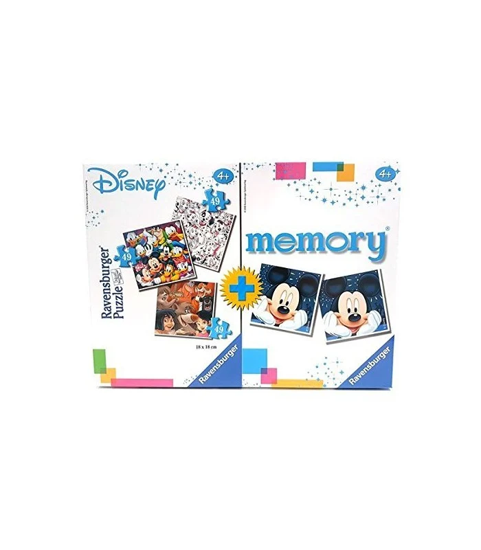 Multipack Disney Puzzle 3x49 Piã¹ Memory
