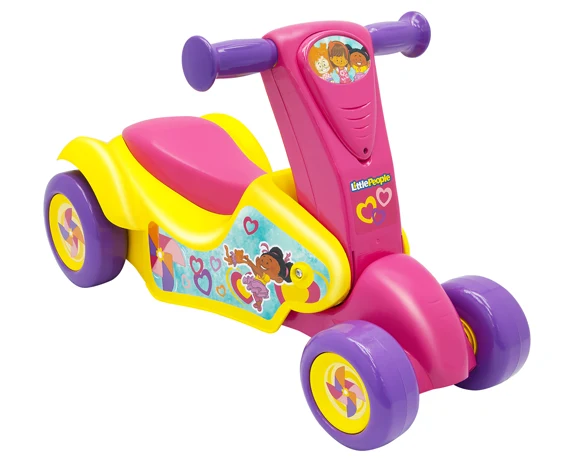Cavalcabile Scooter Fisher Price Primi Passi Little People