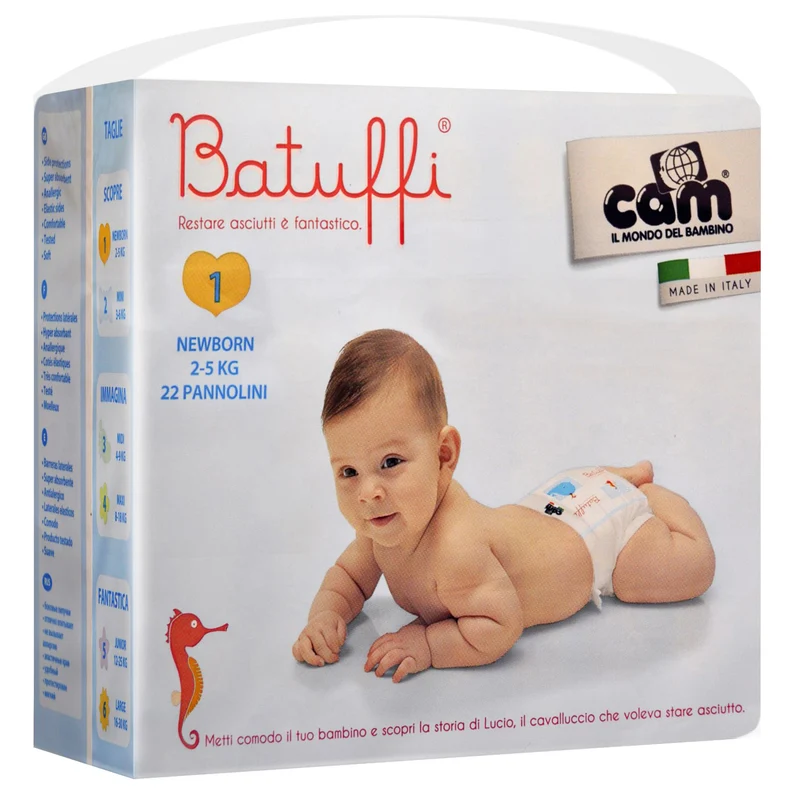 Pannolini Cam Batuffi New Born 2-5 Kg (22pz)