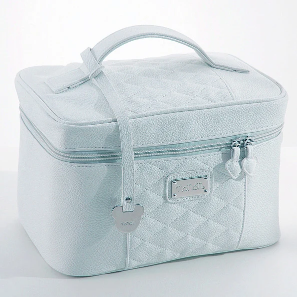 Beauty Nanan Trapuntato Ecopelle Azzurra