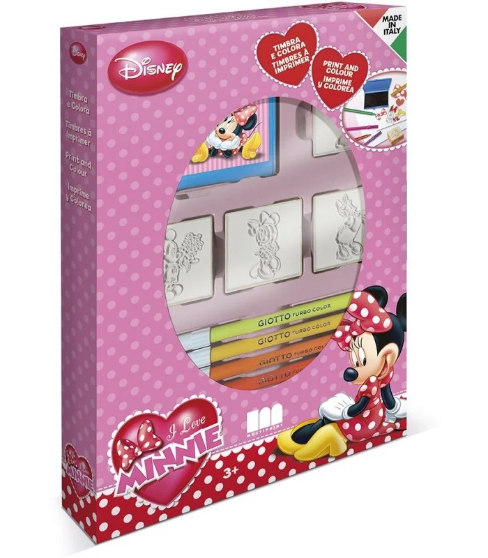 Confezione 4 Timbri Minnie