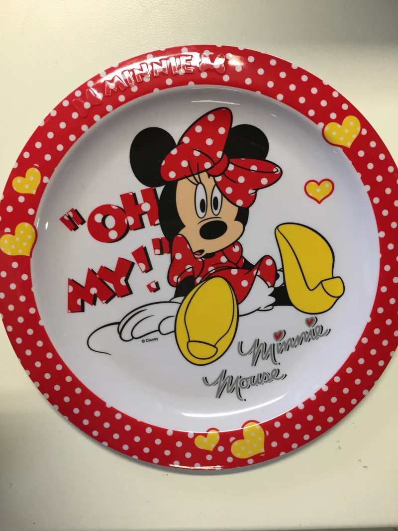 Minnie Piatto Piano Rosso