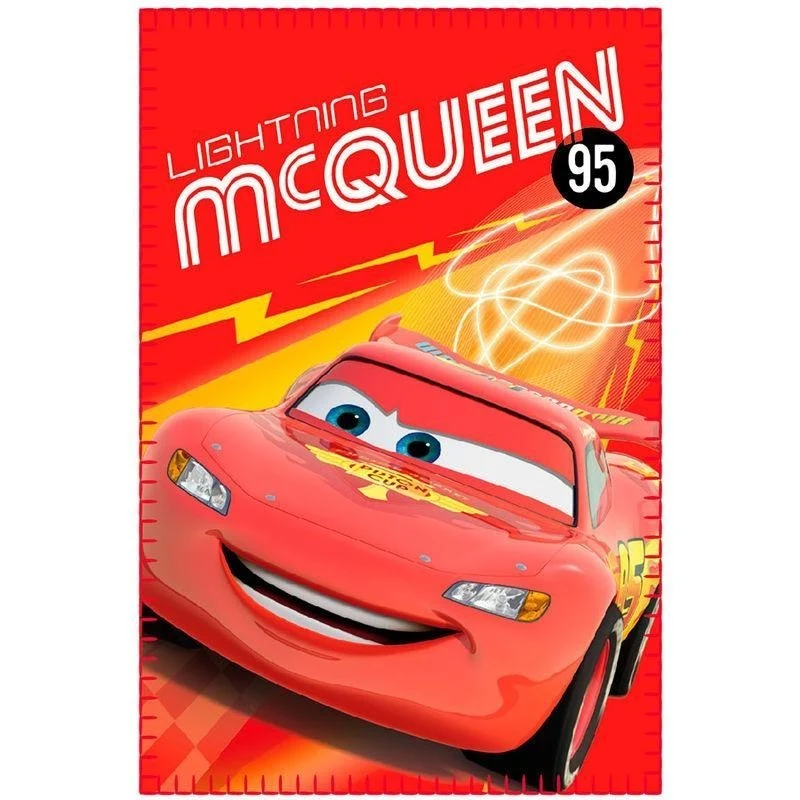 Plaid Cars Saetta Mc Queen 150x100 Centimetri