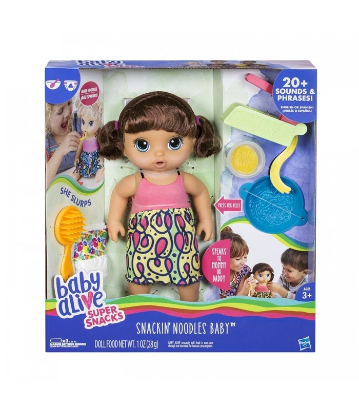 Bambola Baby Alive Martina Spaghettina Bruna