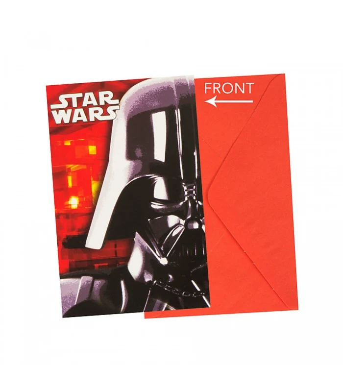 Star Wars Final Battle Set 6 Inviti Con Bustine