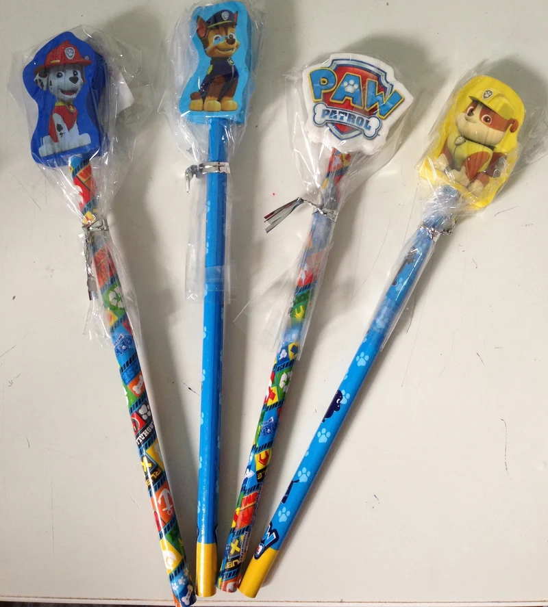 Paw Patrol Matita Con Gomma Grande 4modelli