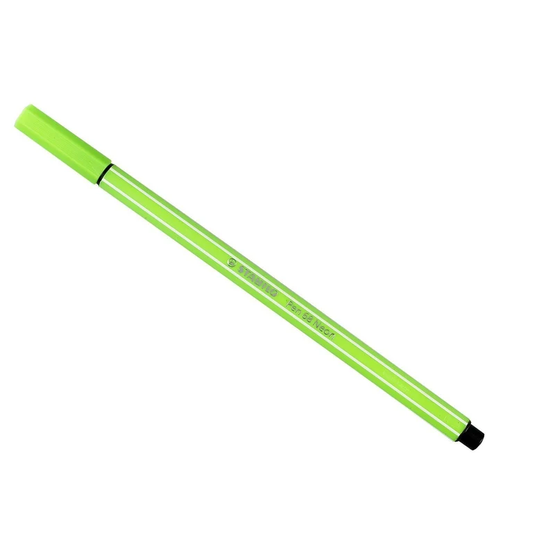 Penna A Pennarello Stabilo Pen 68 Neon Verde Fluorescente