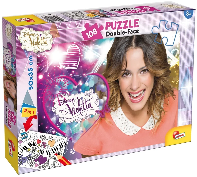Puzzle Double Face Violetta 48601 Lisciani