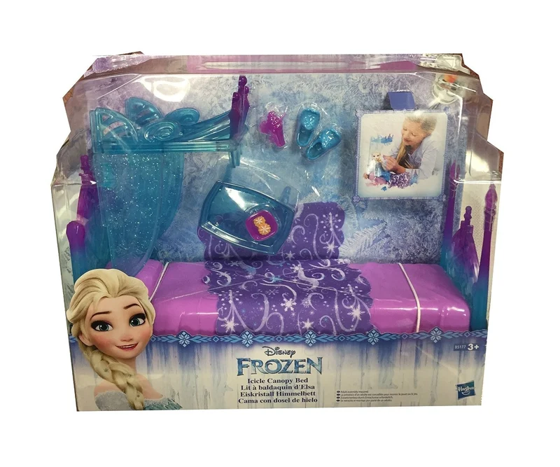 (Frozen) Set Letto Reale Di Ghiaccio Con Accessori