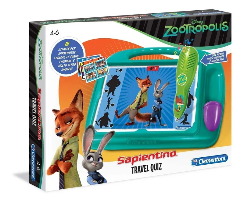 Sapientino Travel Quiz Zootropolis