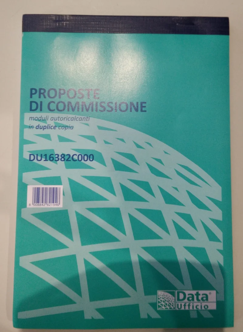 Buffetti Blocco Copia Commissione