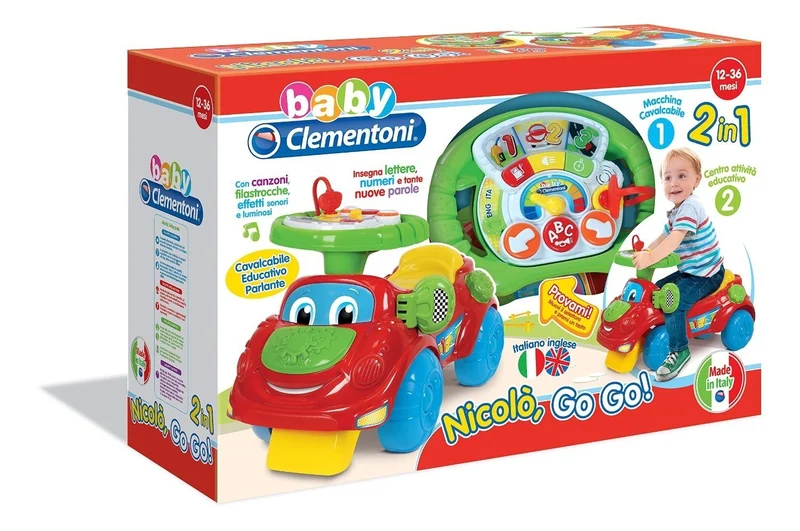 Clementoni 17065 - Nicolò Go Go Gioco, 2 In 1