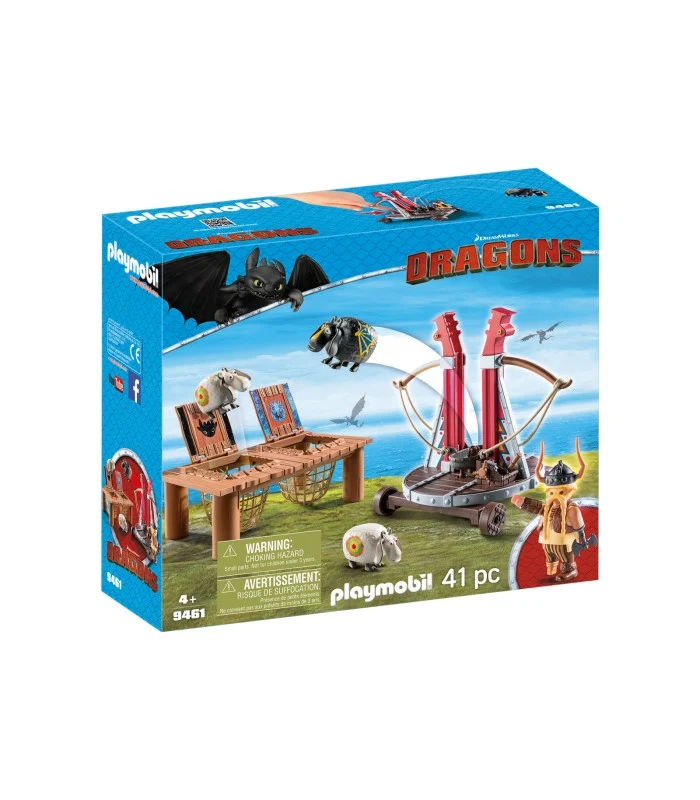 Playmobil 9461 Skaracchio Con Lanciatore Di Pecore