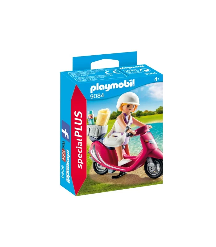 Playmobil 9084 Ragazza Con Scooter