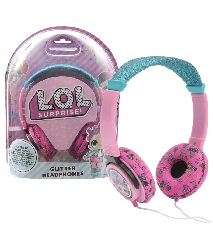 Lol Surprise - Cuffie Stereo Con Filo Glitterate