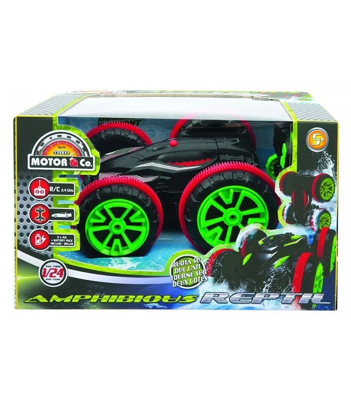 Auto Radiocomandata Anfibia Amphibiou Reptil