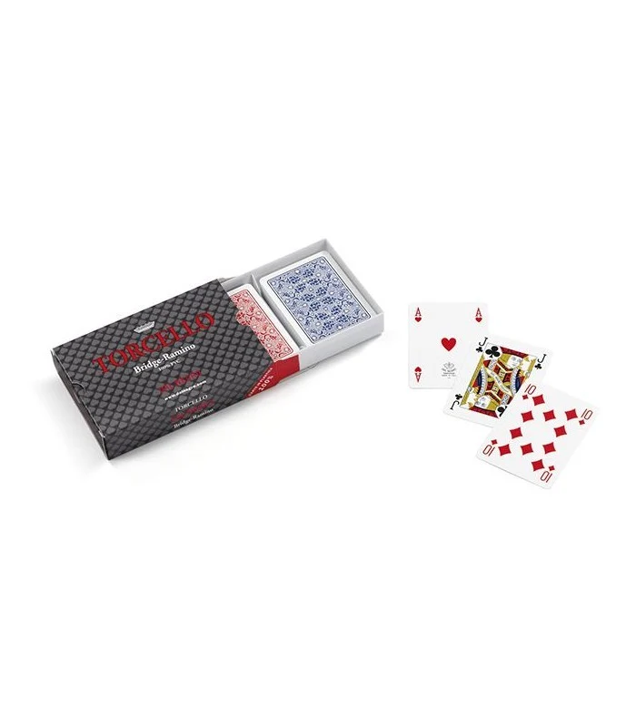 Carte Da Gioco Ramino Torcello Rosso E Blu Pvc