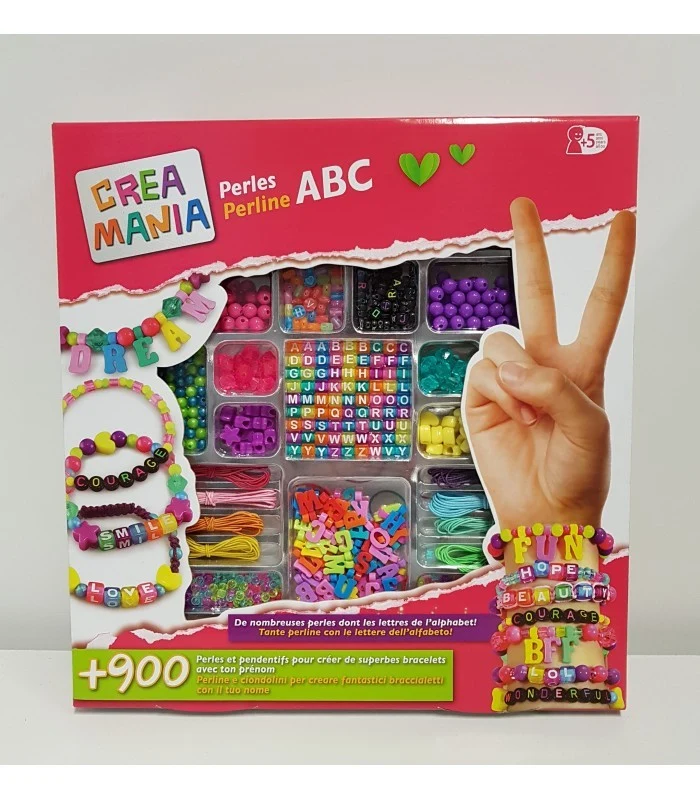 Crea Mania Perline Lettere Alfabetiche Abc