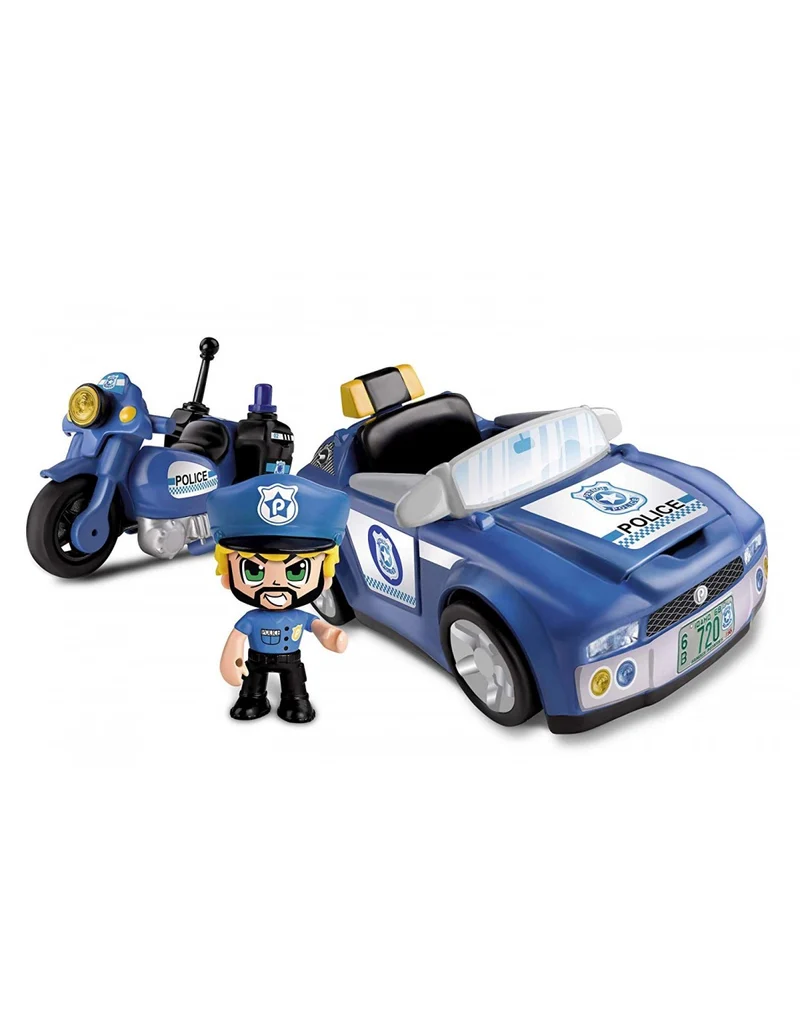 Pinypon Action - Moto Pi Auto Della Polizia