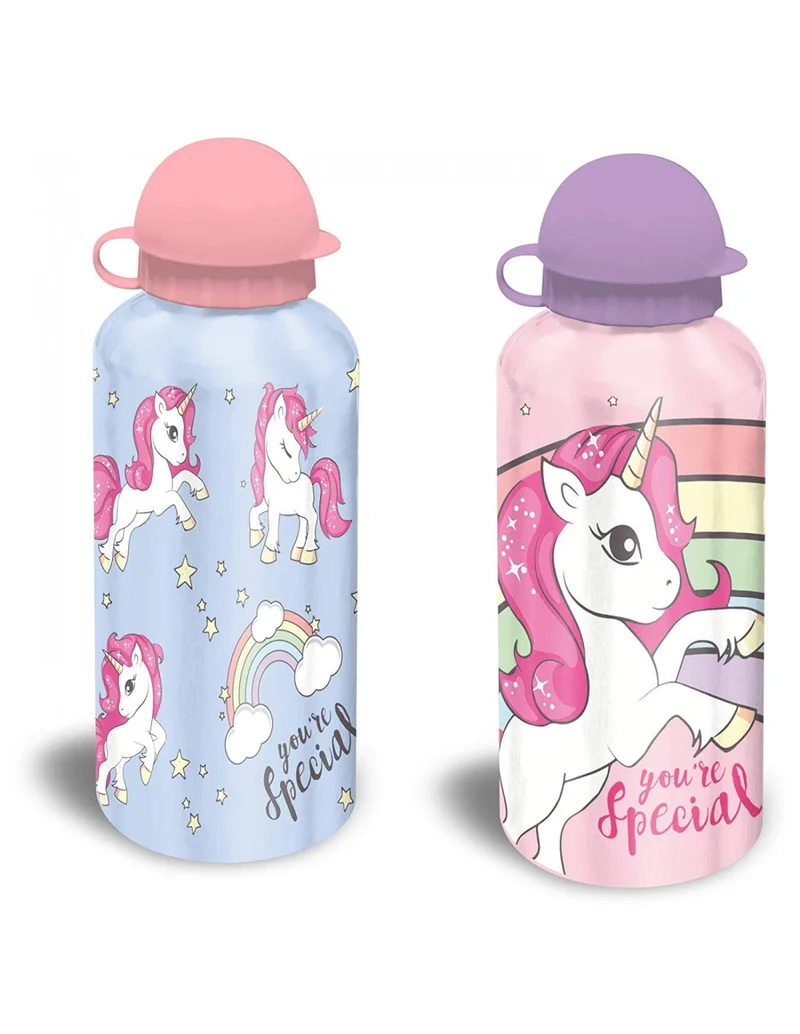 Borraccia In Alluminio Unicorno 500 Ml