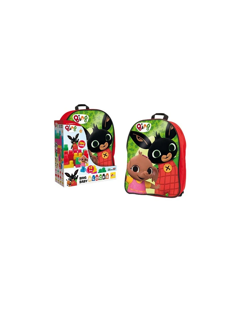 Bing Zainetto Costruzioni Baby Rosso