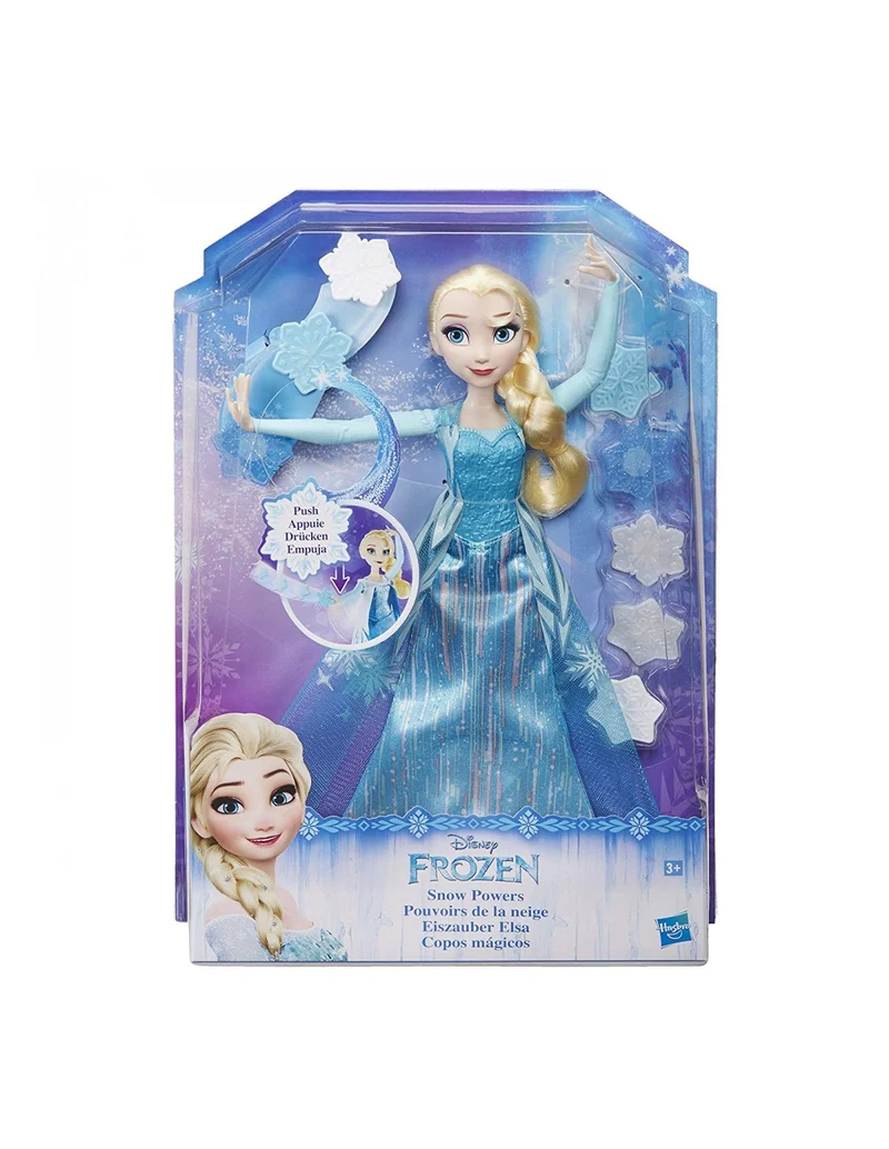 Frozen - Bambola Elsa Lancia Cristalli Di Ghiaccio