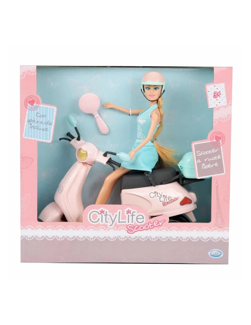 City Life - Scooter Con Bambola