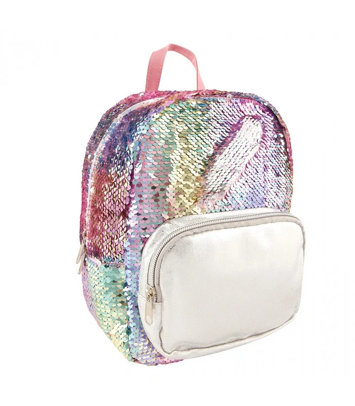 Magic Sequin Mini Zainetto Pastel Gradient