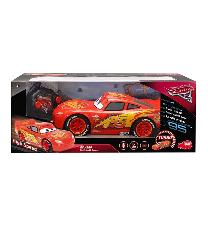 Cars Veicolo Saetta Mcqueen Radiocomandato 1:12
