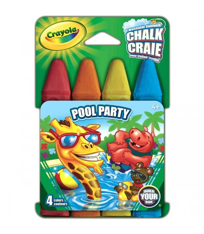 Confezione 4 Maxi Gessi Lavabili Pool Party