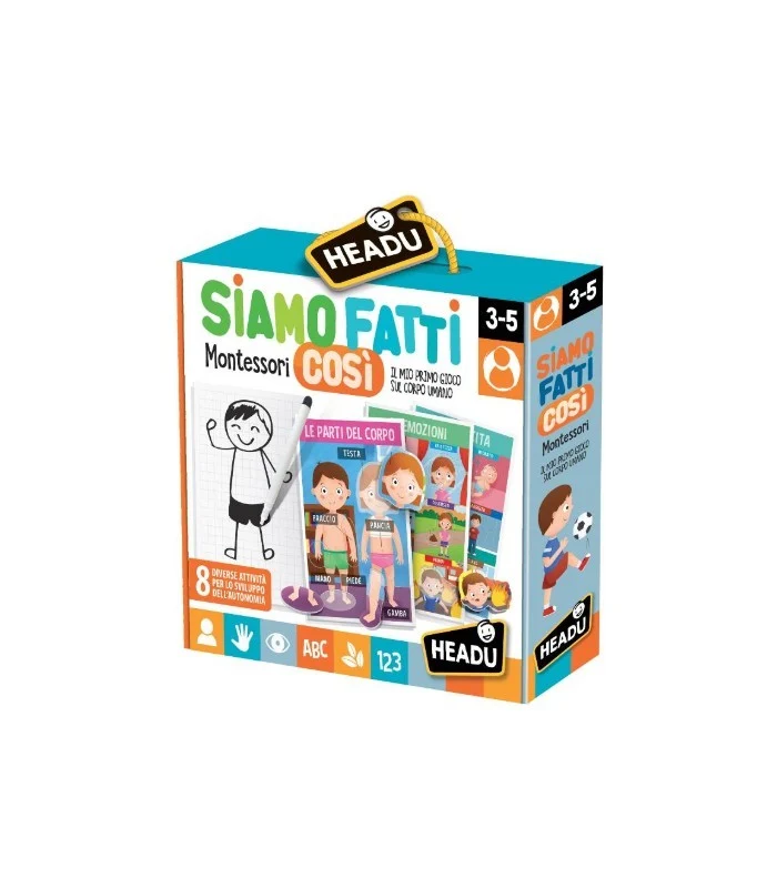 Siamo Fatti Cosi' Montessori Primo Gioco Sul Corpo Umano