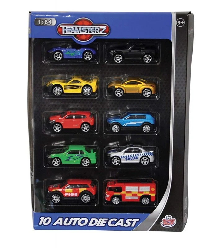 Teamsterz Set 10 Auto Die-Cast