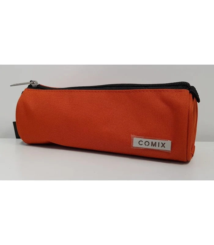 Comix Astuccio Triangolare Monocolore Arancione Scuro
