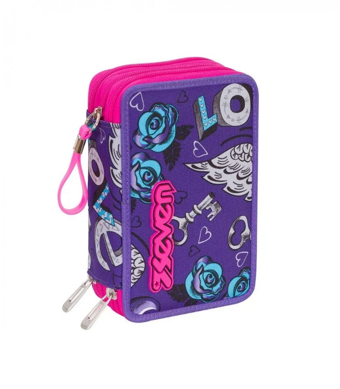 Astuccio 3 Zip Keys - Viola
