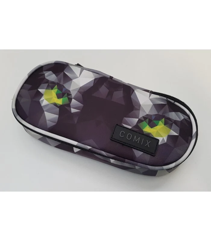 Comix Astuccio Ovale Tiger Special Forms Nero E Grigio