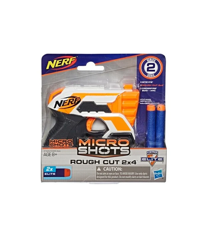Nerf N-Strike Elitemicro Shots-Rough Cut 2x4