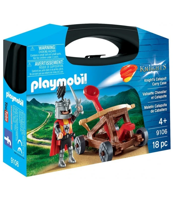 Playmobil 9106 Cavaliere Con Catapulta