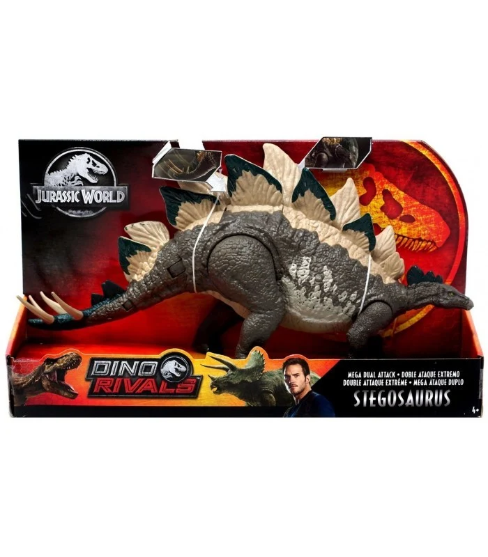 Jurassic World Dino Rivals - Stegosaurus Attacco Extra
